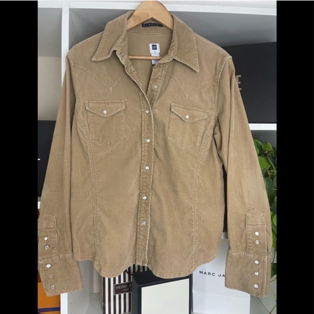 Vintage Gap western corduroy shirt